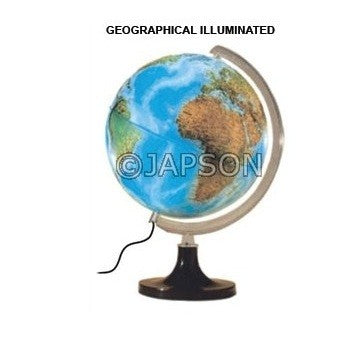 Globes, Illuminated Globes, Illuminated